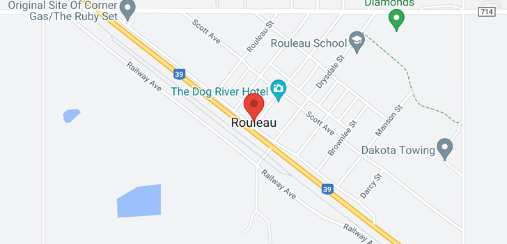 map of 104 Rouleau ST N